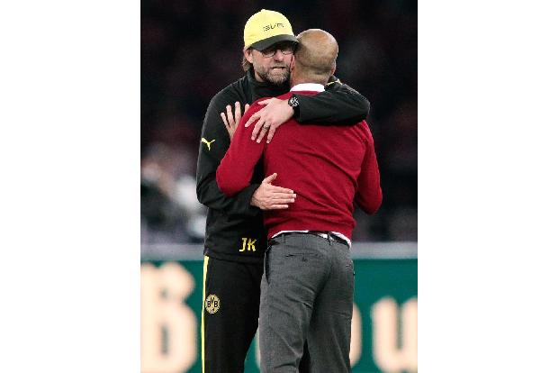 Einen echten Krimi lieferten sich die Teams von Klopp und Guardiola im DFB-Pokalfinale 2014. Erst in der zweiten Halbzeit de...