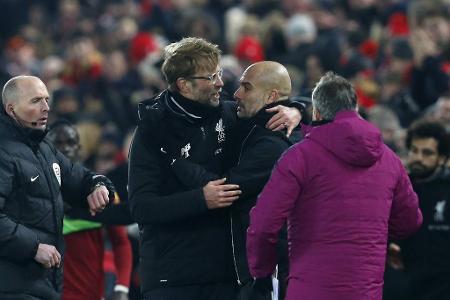 Nach der Machtdemonstration im ersten Spiel war das Medieninteresse zu Jahresbeginn riesig, als Klopp und Guardiola zum bisl...