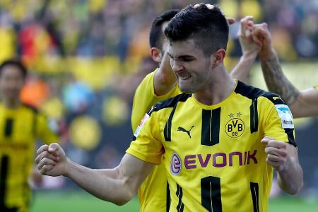 Auch Christian Pulisic reiht sich in Dortmunds Rasselbande der jüngsten Torschützen ein. In der Saison 15/16 erzielte der US...