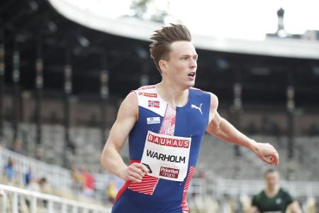 Diamond League: Hürdenläufer Warholm verpasst nur knapp den Weltrekord Diamond League: Hürdenläufer Warholm verpasst nur knapp den Weltrekord