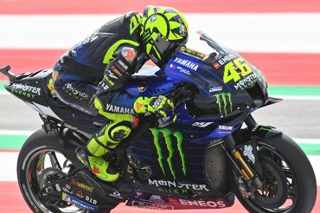 Horrorcrash in der MotoGP: Rossi kommt mit dem Schrecken davon