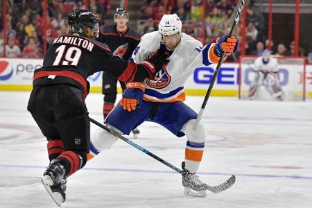 NHL: Kühnhackl und Greiss vor Achtelfinal-Einzug mit New York NHL: Kühnhackl und Greiss vor Achtelfinal-Einzug mit New York