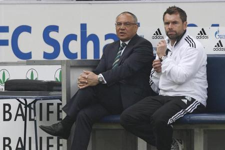 TRAINER: Felix Magath (li.)