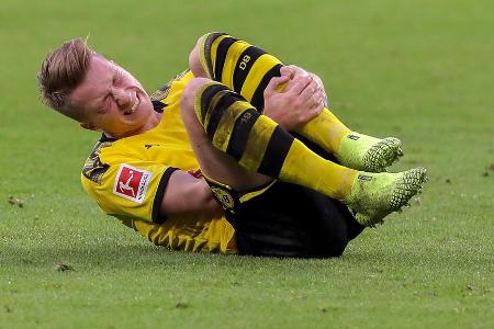 Ein halbes Jahr fehlt Marco Reus dem BVB seit Februar 2020 bereits und der Kapitän fällt weiter auf 'unbestimmte Zeit' aus, ... Ein halbes Jahr fehlt Marco Reus dem BVB seit Februar 2020 bereits und der Kapitän fällt weiter auf 'unbestimmte Zeit' aus, ...