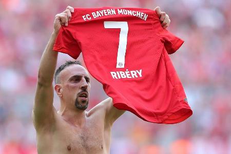 Zum Abschied ein Rückblick: Große Hoffnungen weckte Franck Ribéry bei den Bayern-Fans, als er 2007 von Olympique Marseille n...