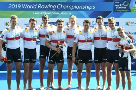 Rudern: Deutschland-Achter verlängert mit Hauptsponsor bis 2024 Rudern: Deutschland-Achter verlängert mit Hauptsponsor bis 2024