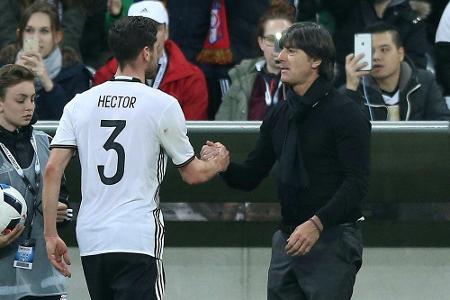 Löw würdigt Hector: 