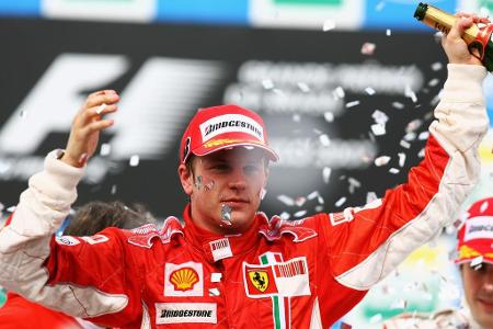 Seine größte Zeit hat der Iceman während seiner ersten Ferrari-Jahre von 2007 bis 2009. Schon in der ersten Saison wird er i...