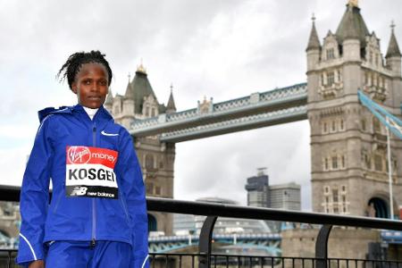 Weltrekordlerin Kosgei gewinnt erneut London-Marathon