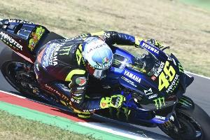 Rossi schrammt am 200. MotoGP-Podium vorbei - Bradl weiter punktlos