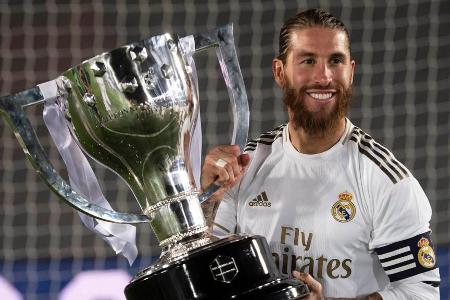 Unverzichtbar für Real und längst einer der größten Spieler in der ruhmreichen Historie der Königlichen. Ramos traf als Inne...