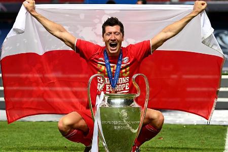 Robert Lewandowski - bester Torschütze in der Bundesliga, im DFB-Pokal und in der Champions League!