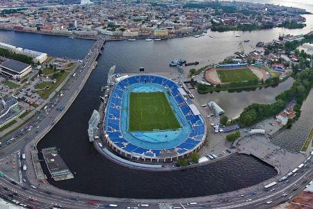 Das Petrovsky Stadium in St. Petersburg hatte nach dem Bau der neuen WM-Arena ausgedient, auf eine Anreise über den finnisch...