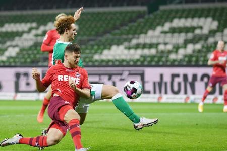 1:1 in Bremen: Kölns Negativserie geht weiter