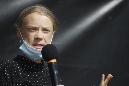 Greta wünscht Herrmann Glück vor Start bei der Vendee Globe Greta wünscht Herrmann Glück vor Start bei der Vendee Globe