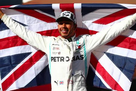 2019 krönt sich Hamilton 'erst' ein Rennen nach Mexiko zum Weltmeister. Beim Grand Prix der USA wird der Brite Zweiter und b...