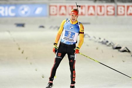 Biathleten in Hochfilzen-Verfolgung verbessert, aber nicht in den Top 10