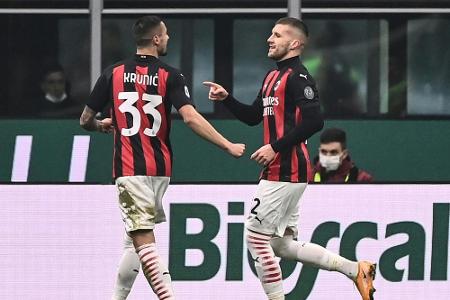 Rebic und Calhanoglu treffen: AC Mailand behauptet Tabellenspitze