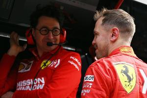 Vettel über Binotto: Respekt - aber "keine Liebe"