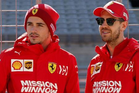 Vettel schenkt Leclerc seinen Helm: Vettel schenkt Leclerc seinen Helm: