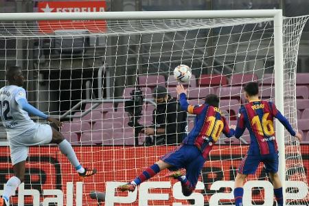 Barca nur 2:2: Messi stellt Pele-Rekord ein