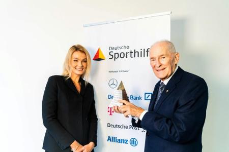 Gäb mit Goldener Sportpyramide geehrt Gäb mit Goldener Sportpyramide geehrt