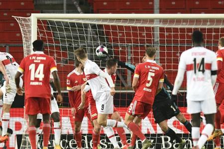 2:2 nach 0:2: Kalajdzic rettet VfB gegen Union
