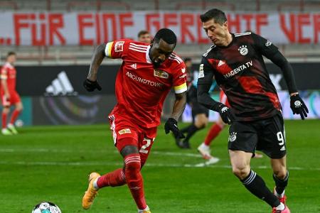 Nur Remis bei Union Berlin: Lewandowski rettet Bayern einen Punkt Nur Remis bei Union Berlin: Lewandowski rettet Bayern einen Punkt