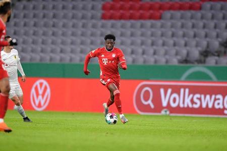 Platz 7: Alphonso Davies (FC Bayern) | 35,04 km/h