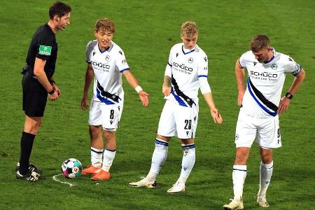 Durch einen Punktgewinn gegen Eintracht Frankfurt sowie einen Sieg gegen den 1. FC Köln herrschte in Bielefeld nach zwei Spi...