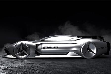 Mercedes-Benz 2040 W196R Streamliner - Concept - Designstudie
