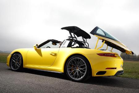 Porsche 911 Targa 4S, Verdeck, Öffnet