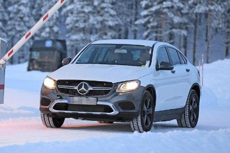 Mercedes GLC EVA Elektroauto Muletto Erlkönig