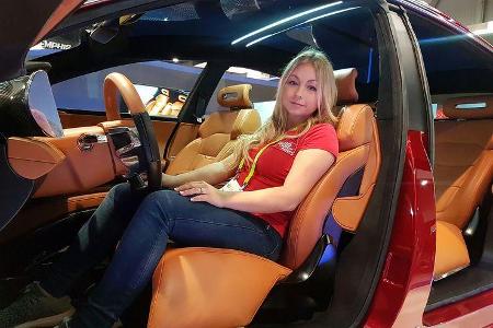 Fisker E-Motion Sitzprobe