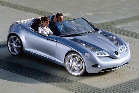 Das Modell nahm das Design des SLK vorweg.