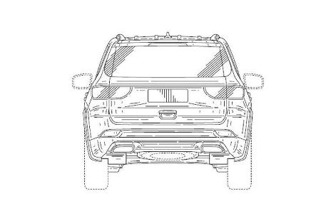 Jeep Yuntu Grand Commander Patentzeichnung