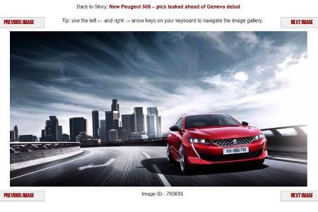 Peugeot 508 2018 Leak
