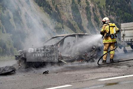 Erlkönig Audi A7 Feuer