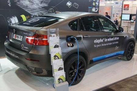 Elaphe In-Wheel Motors - BMW X6 - Electric Vehicle Symposium 2017 - Stuttgart - Messe - EVS30