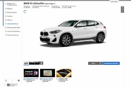 BMW X2 Konfigurator