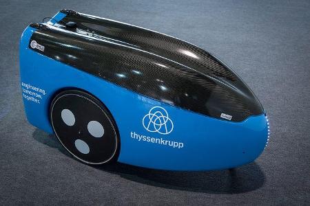 Thyssenkrupp Elevator und TeleRetail Transportkapsel