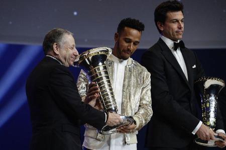 Todt - Hamilton - Wolff - FIA Preisverleihung - Versailles