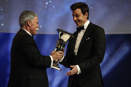 Chase Carey - Toto Wolff - FIA Preisverleihung - Versailles
