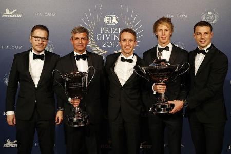 Seidl - Enzinger - Bernhardt - Hartley - Bamber - FIA Preisverleihung - Versailles