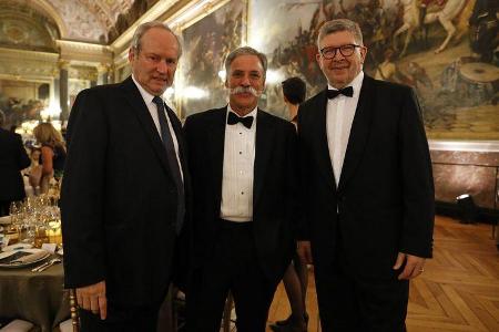 Jerome Stoll - Chase Carey - Ross Brawn - FIA Preisverleihung - Versailles