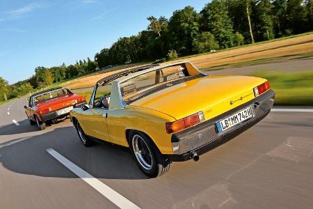 Porsche 914/4 und 914/6, Heckansicht