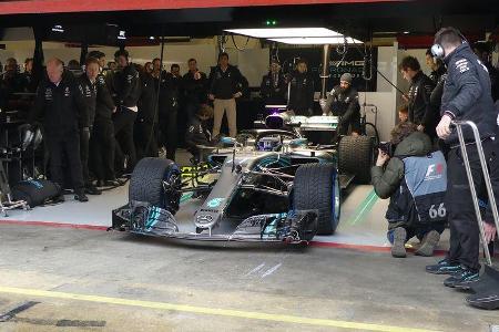 Valtteri Bottas - Mercedes - Formel 1 Test - Barcelona - Tag 4 - 1. März 2018
