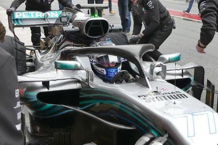 Valtteri Bottas - Mercedes - Formel 1 Test - Barcelona - Tag 4 - 1. März 2018