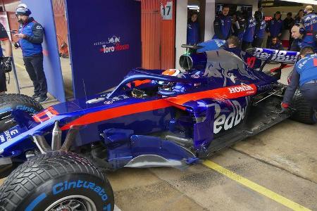 Pierre Gasly - Toro Rosso - Formel 1 Test - Barcelona - Tag 4 - 1. März 2018