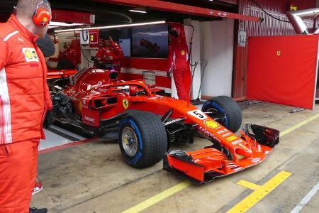 Sebastian Vettel - Ferrari - Formel 1 Test - Barcelona - Tag 4 - 1. März 2018